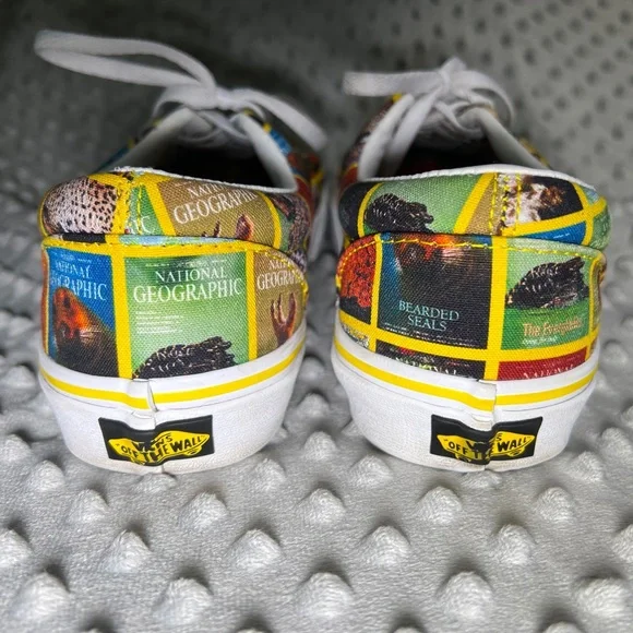 Vans x National Geographic Limited Edition Era Magazine Cover Sneakers M8.5 W10 - Picture 5 of 11